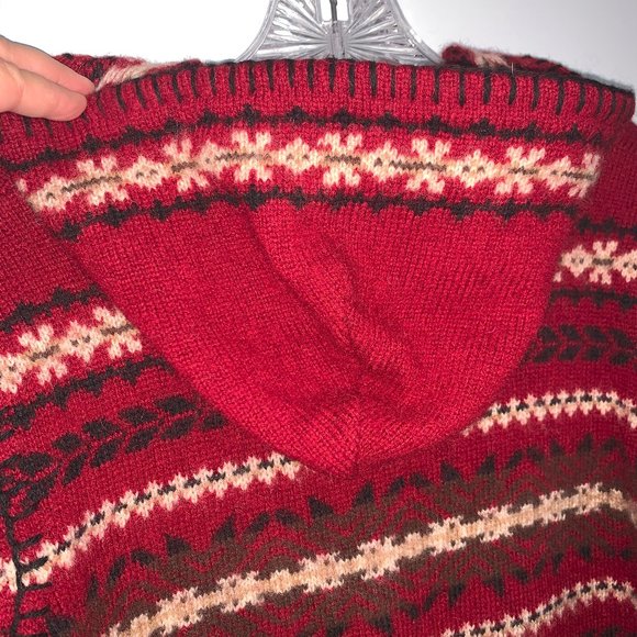 Newton Trading Co. Hoodie Fairisle Wool Sweater - Picture 7 of 8